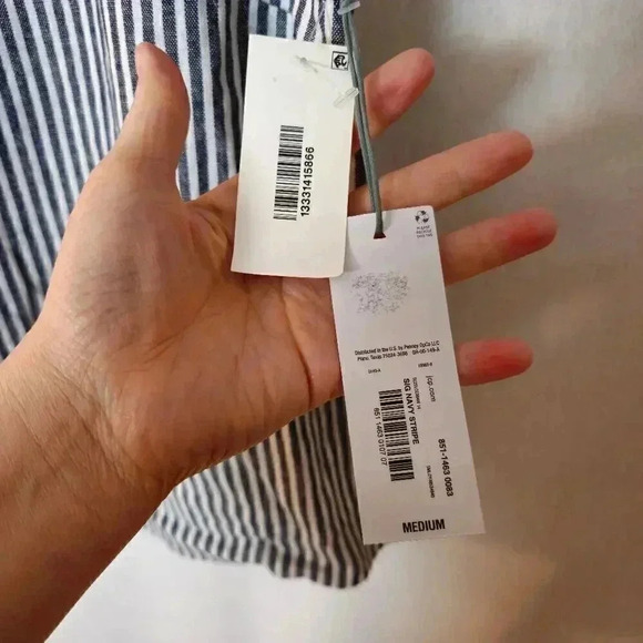 ♥Liz Claiborne linen/ rayon Top NWT - Picture 3 of 8